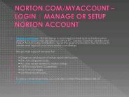 NORTON.COM/SETUP NORTON ACTIVATION ONLINE