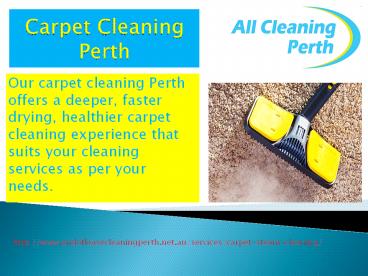 Carpet cleaning perth
