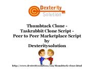 Thumbtack clone
