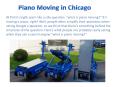 Piano Moving in Chicago PowerPoint PPT Presentation