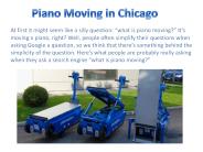 Piano Moving in Chicago