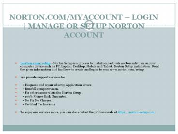 NORTON.COM/SETUP NORTON ONLINE ACTIVATION