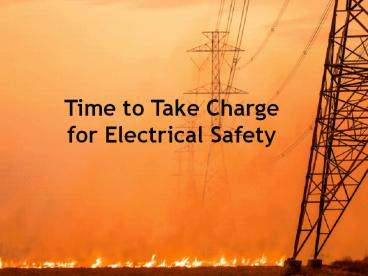 Time to Take Charge for Electrical Safety (1)