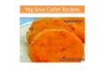 Veg Soya Cutlet Recipe PowerPoint PPT Presentation