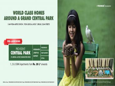 Residential Apartments at Kanakapura Road