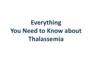 Thalassemia