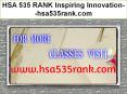HSA 535 RANK Inspiring Innovation--hsa535rank.com PowerPoint PPT Presentation