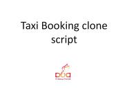 Taxi Booing clone script