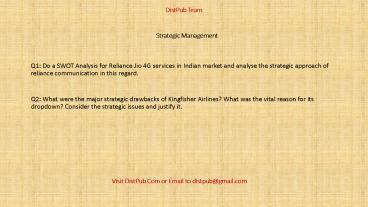 Annamalai Study Material by DistPub – Strategic Management