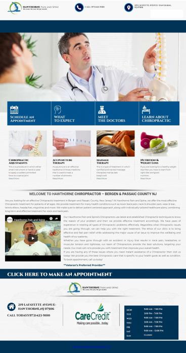 Chiropractor Passaic County NJ