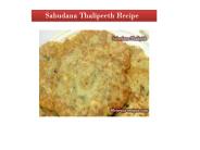 Sabudana Thalipeeth Recipe