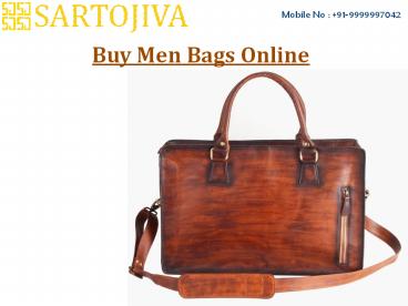 Buy Men Bags Online