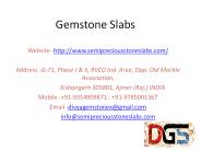 Gemstone Slabs