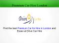 Premium Car Hire London PowerPoint PPT Presentation