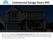 Commercial Garage Doors NYC