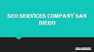 SEO Services Company San Diego