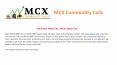 MCX Base Metal Tips - MCX Copper Tips, Free Intraday Tips, Commodity Tips PowerPoint PPT Presentation