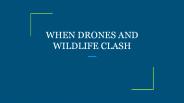 WHEN DRONES AND WILDLIFE CLASH