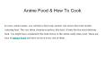 Anime Food & How To Cook PowerPoint PPT Presentation