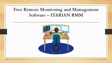Free Remote Monitoring and Management Software – ITARIAN RMM (1)