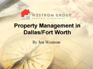 Property Management in Dallas-Fort Worth