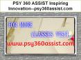 PSY 360 ASSIST Inspiring Innovation--psy360assist.com PowerPoint PPT Presentation