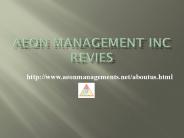 Aeon (((Management))) Inc Chennai