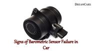Signs of Barometric Sensor Failure in Car