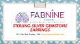 Sterling Silver Gemstone Earrings PowerPoint PPT Presentation