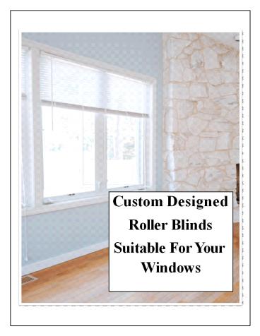 Custom Designed Roller Blinds Suitable For Your Windows