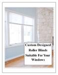 Custom Designed Roller Blinds Suitable For Your Windows PowerPoint PPT Presentation