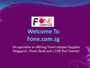 2 USB Port Travel Adapter Wholesale