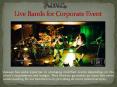 Live Bands for Corporate Event PowerPoint PPT Presentation