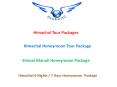 Scenic Beauty of Himachal 6 Nights / 7 Days Honeymoon Package - ShubhTTC PowerPoint PPT Presentation