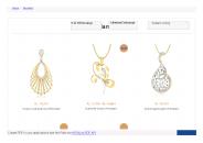 Platinum pendant