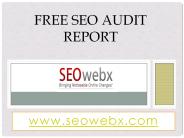 Free SEO Audit Report – SEOWEBX