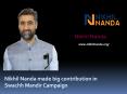 Nikhil Nanda's contribution in Swachh Mandir Abhiyaan PowerPoint PPT Presentation