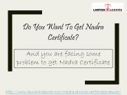 Nadra Divorce Certificate