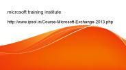 microsoft training institute..........................