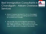 Best Immigration Consultants in Chandigarh - Akkam Overseas Services