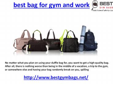 best gym bag with laptop compartment