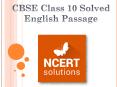 CBSE Class 10 Solved English Passage (1) PowerPoint PPT Presentation