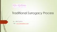 Traditional surrogacy process