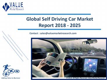 Self Driving Car Market Size, Share, Trends and Forecast 2019-2025