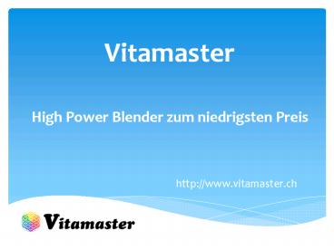 High Power Blender zum niedrigsten Preis