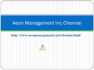 Aeon Management Inc chennai (****)