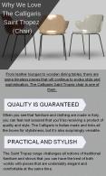 Why We Love the Calligaris Saint Tropez Chair Designs PowerPoint PPT Presentation