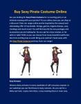 Buy Sexy Pirate Costume Online