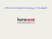 6 Week Java Industrial training in Chandigarh