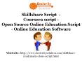Open Source Online Education Script - Online Education Software PowerPoint PPT Presentation